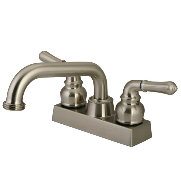 4 in Centerset2-HandleLaundry Faucet, Brushed Nickel